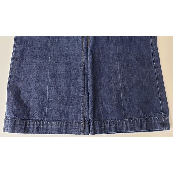 7 For All Mankind Women's Size 32 Dojo Flare Leg Jeans Medium Wash in VGUC - Picture 5 of 14